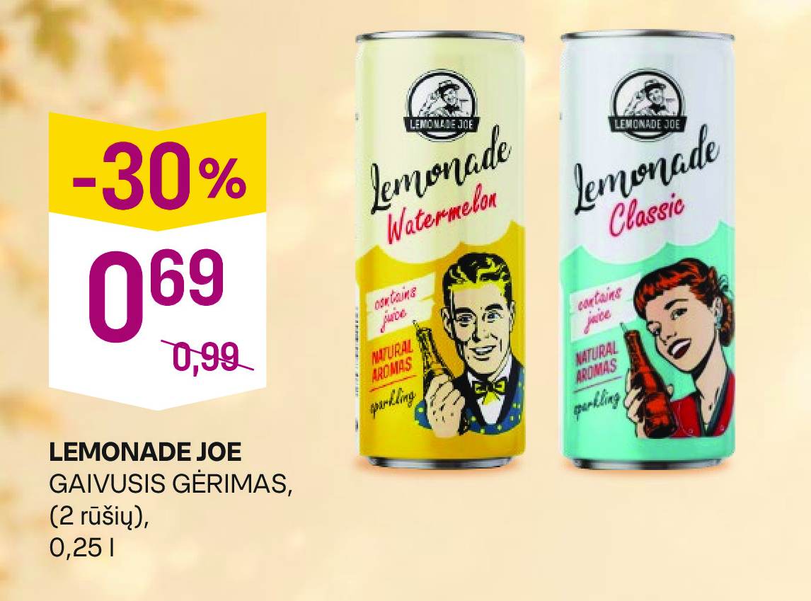 LEMONADE JOE GAIVUSIS GĖRIMAS, 0.25 l