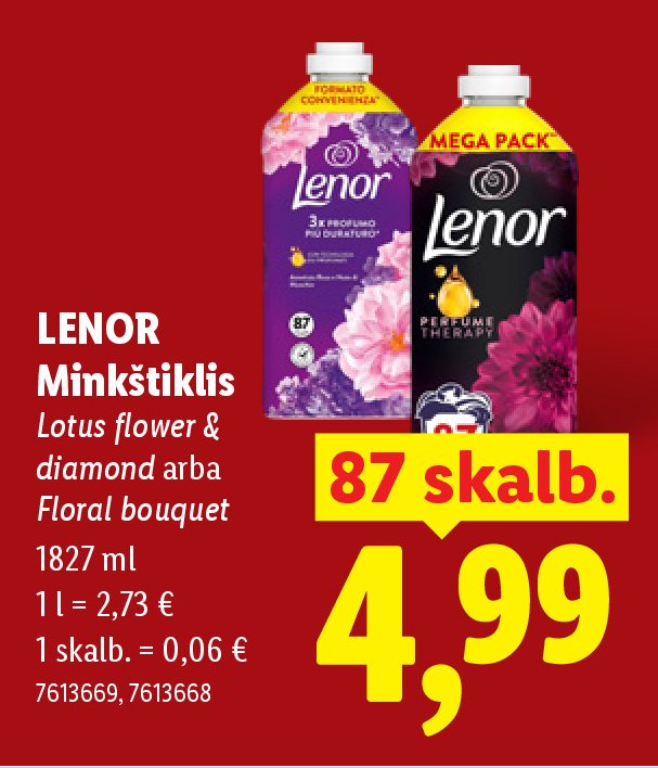 LENOR Minkštiklis, 1827 ml