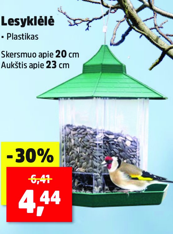 Lesyklėlė, 20 cm