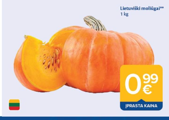 Lietuviški moliūgai, 1 kg