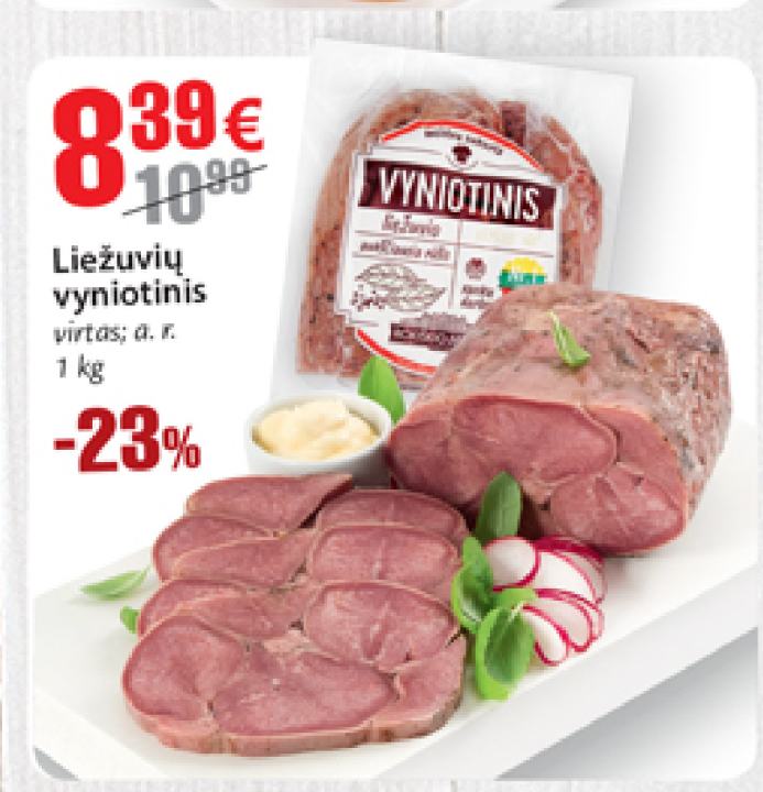 Liežuvių vyniotinis, 1 kg