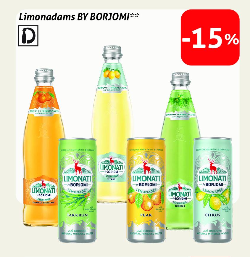 Limonadams BY BORJOMI