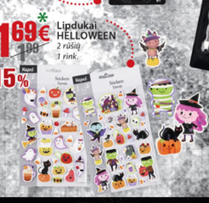 Lipdukai HELLOWEEN, 1 rink.