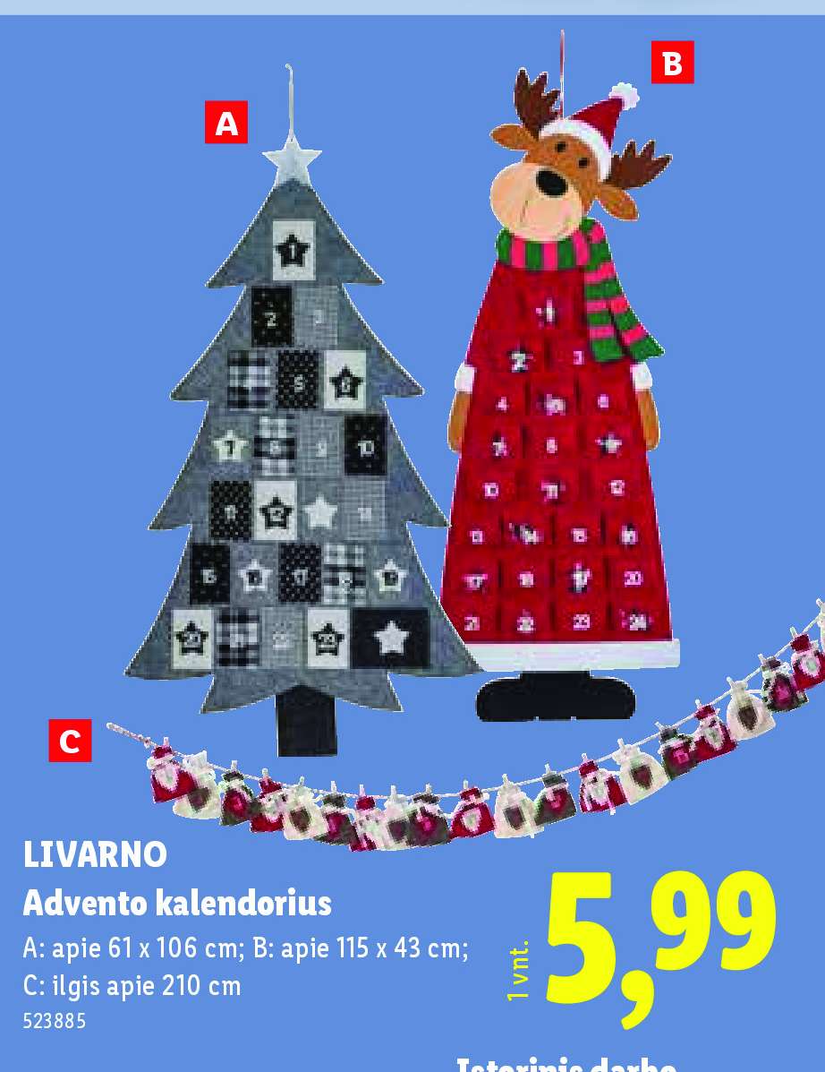 LIVARNO Advento kalendorius