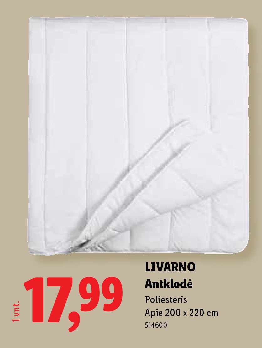 LIVARNO Antklodė, 200 x 220 cm