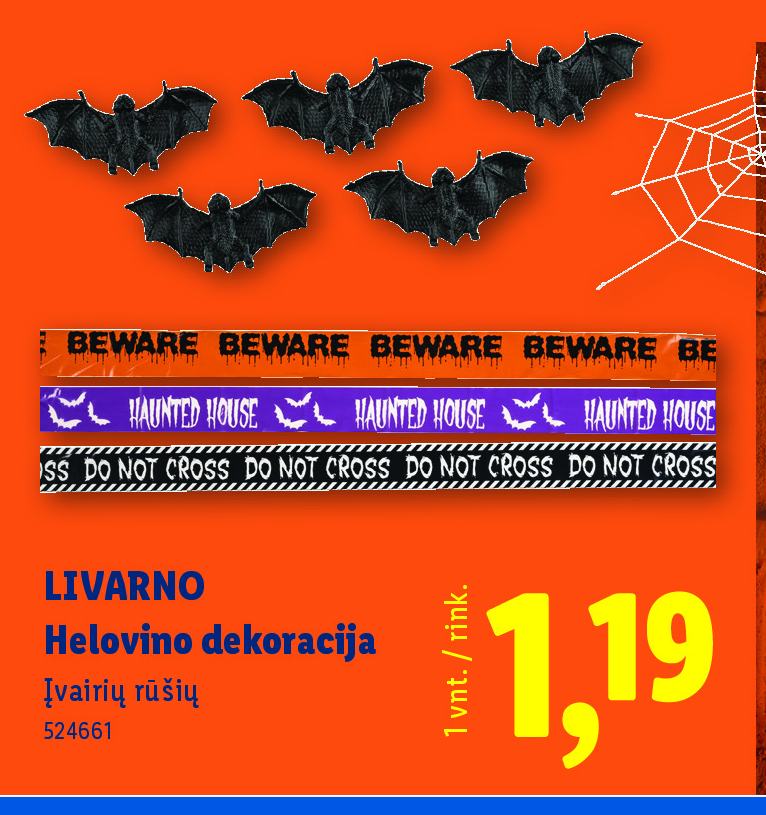 LIVARNO Helovino dekoracija