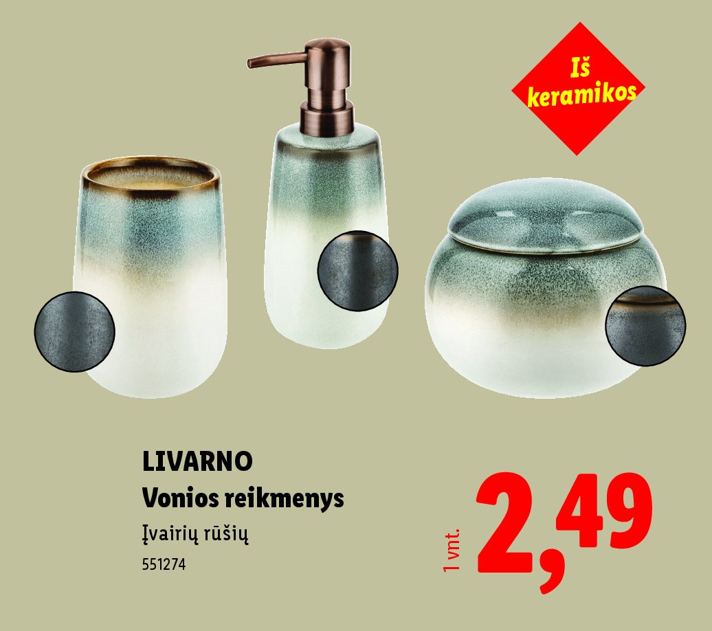 LIVARNO Vonios reikmenys