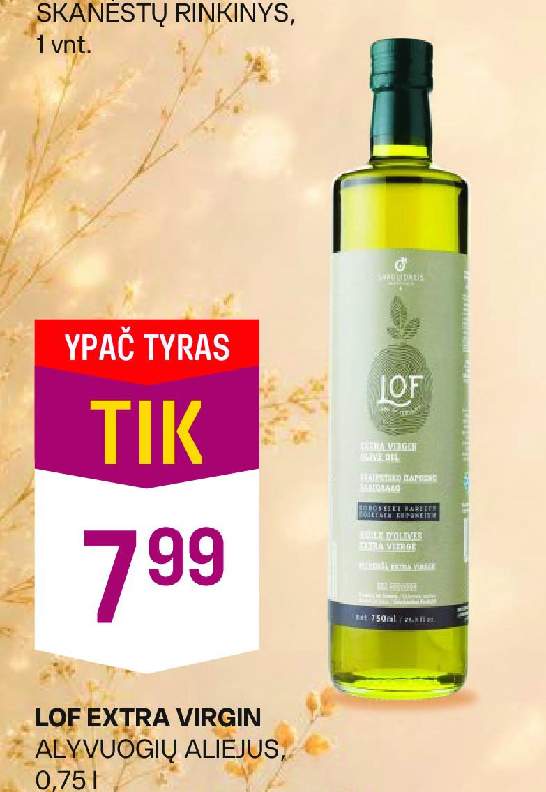 LOF EXTRA VIRGIN, 0.75 l