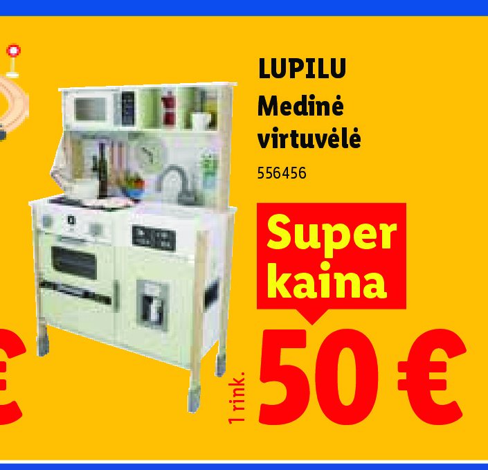 LUPILU Medinė virtuvėlė, 1 rink.