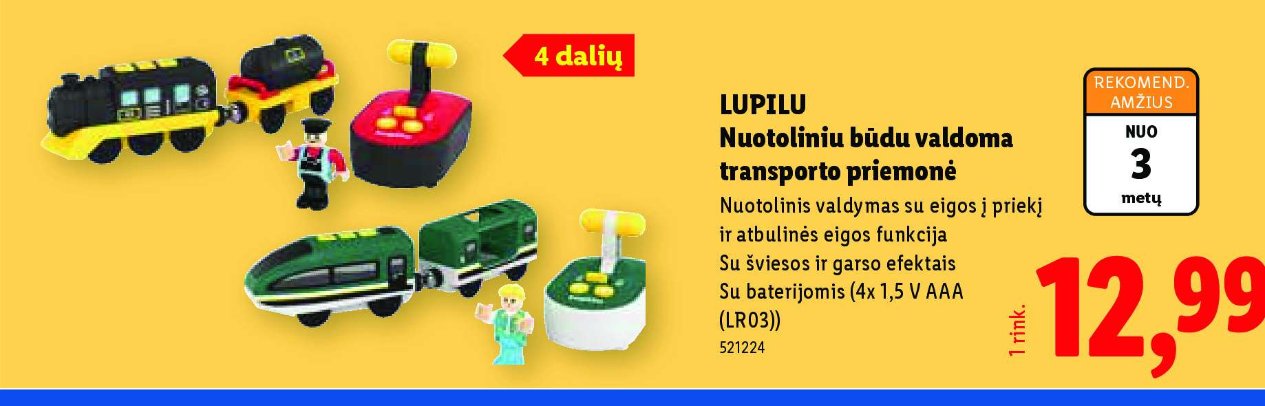 LUPILU Nuotoliniu būdu valdoma transporto priemonė