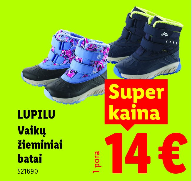 LUPILU Vaikų žieminiai batai