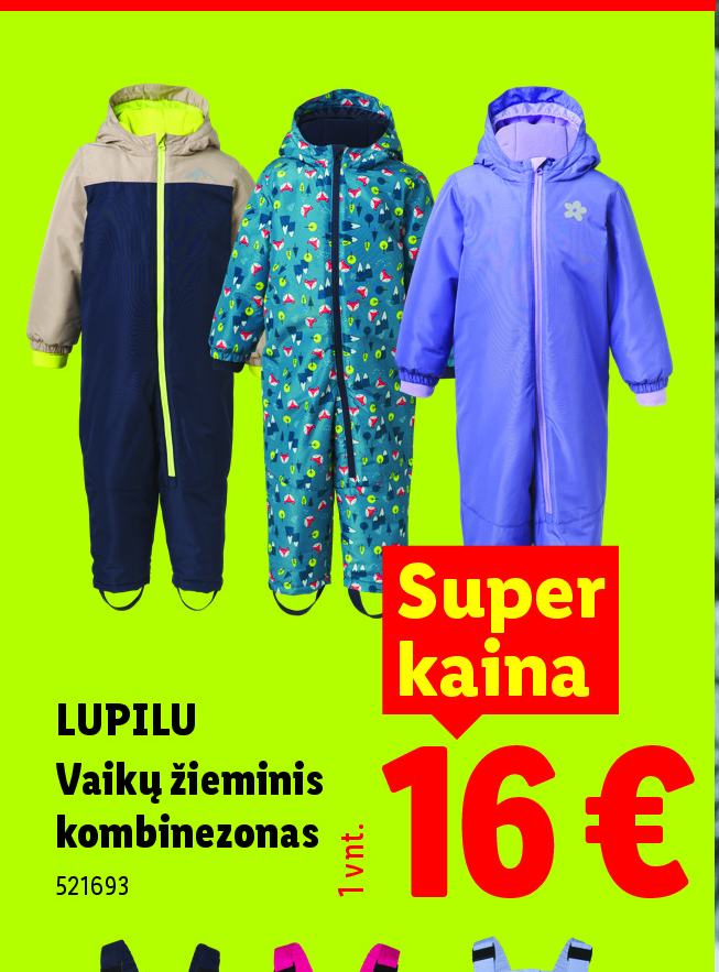 LUPILU Vaikų žieminis kombinezonas