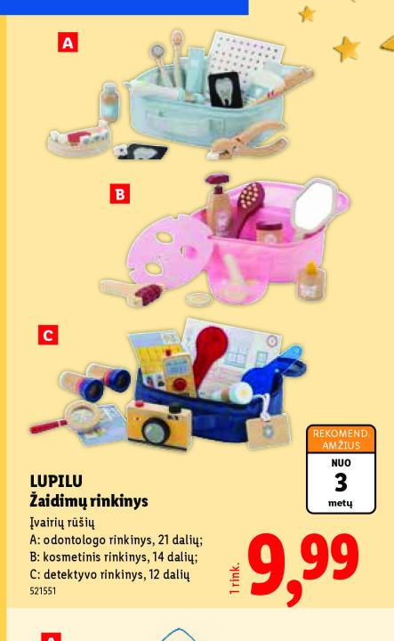 LUPILU Žaidimų rinkinys
