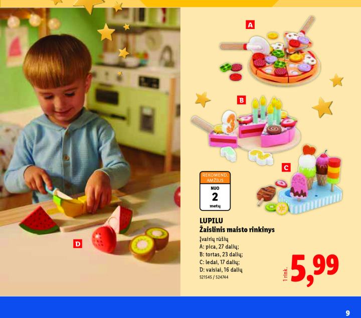 LUPILU Žaislinis maisto rinkinys