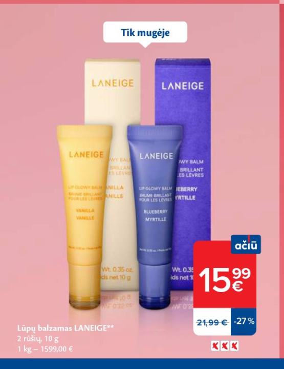 Lūpų balzamas LANEIGE, 10 g