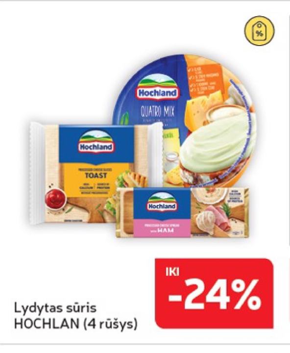 Lydytas sūris HOCHLAN