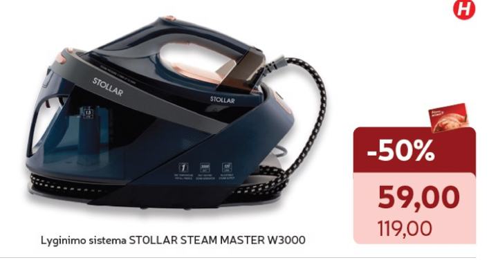Lyginimo sistema STOLLAR STEAM MASTER W3000