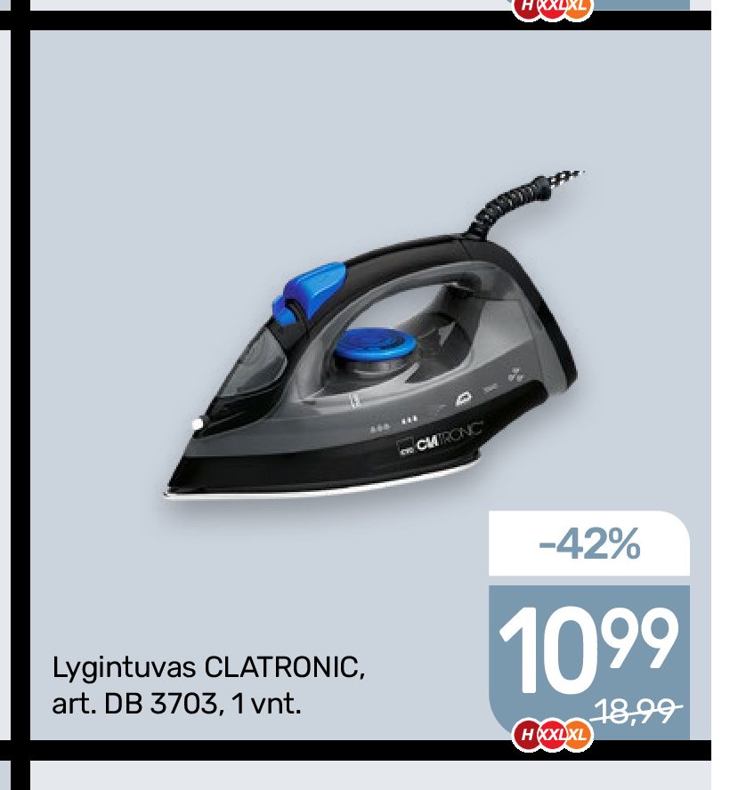 Lygintuvas CLATRONIC, 1 vnt