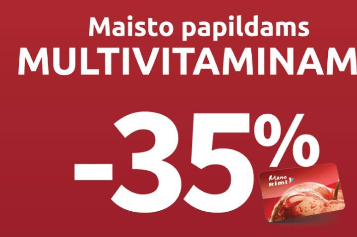 Maisto papildams MULTIVITAMINAMS