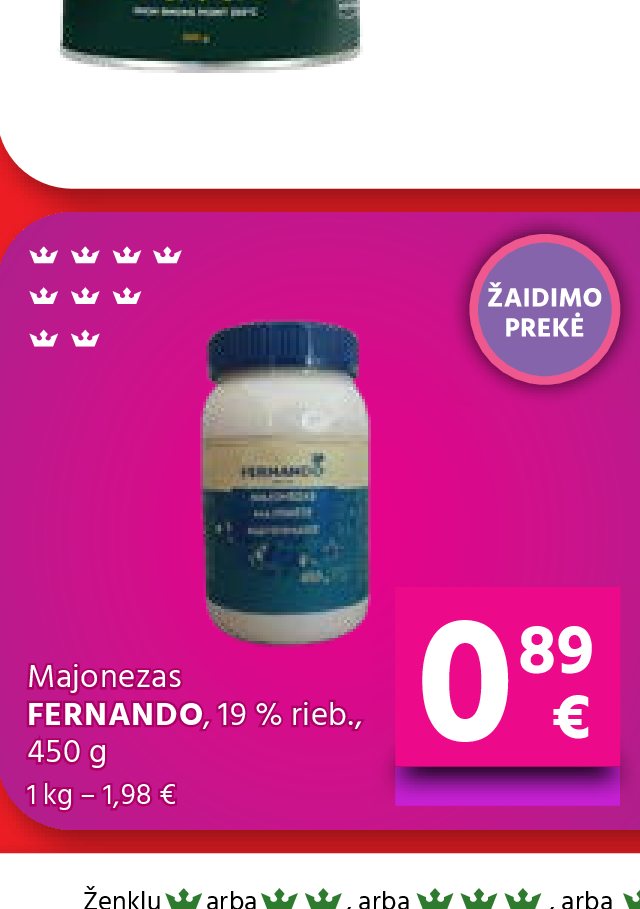 Majonezas FERNANDO, 450 g