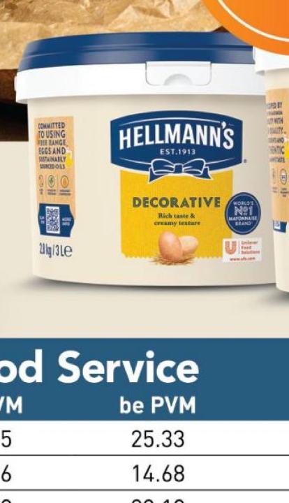 Majonezas HELLMANN'S, 3 l