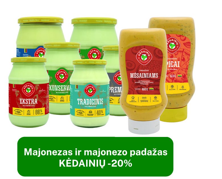 Majonezas ir majonezo padažas KĖDAINIŲ