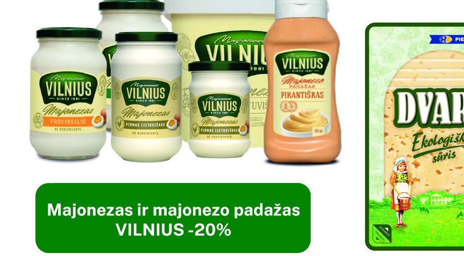 Majonezas ir majonezo padažas VILNIUS