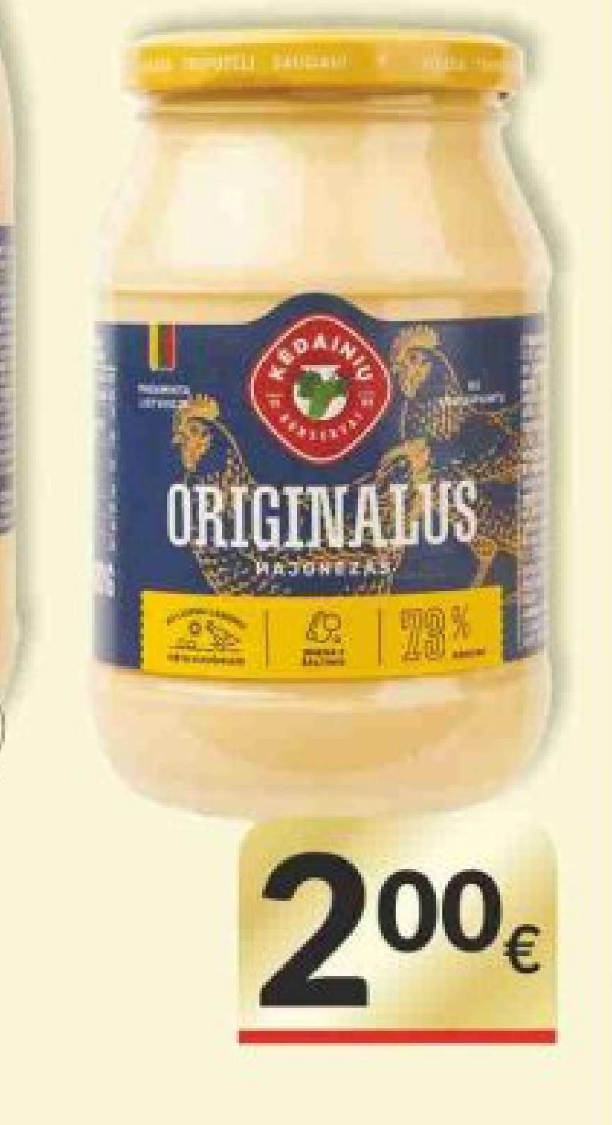 Majonezas LIETUVIŠKAS Originalus, 420 g