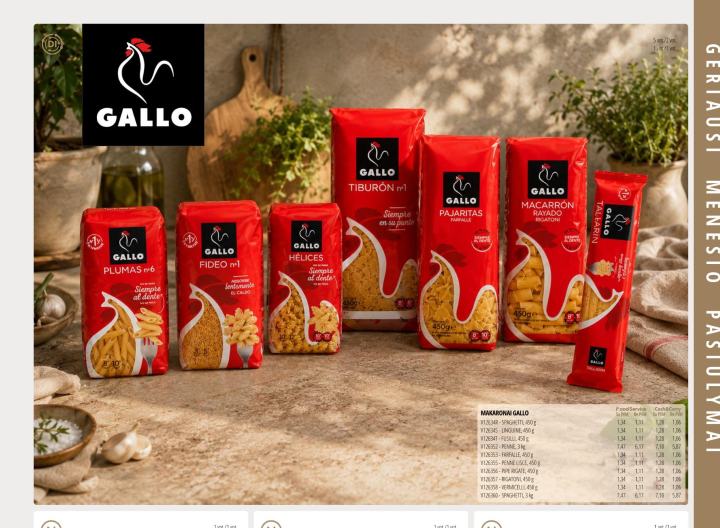 MAKARONAI GALLO, 3 kg