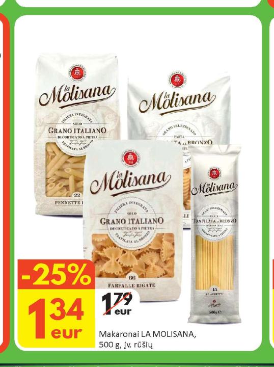 Makaronai LA MOLISANA, 500 g