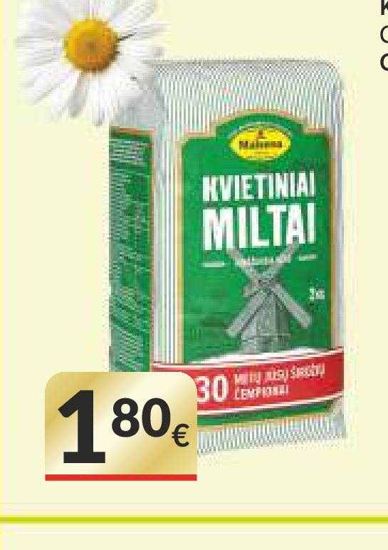 MALSENA KVIETINIAI MILTAI 550D, 2 kg