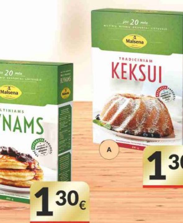 MALSENA Mišinys MILTINIAMS BLYNAMS, 400 g