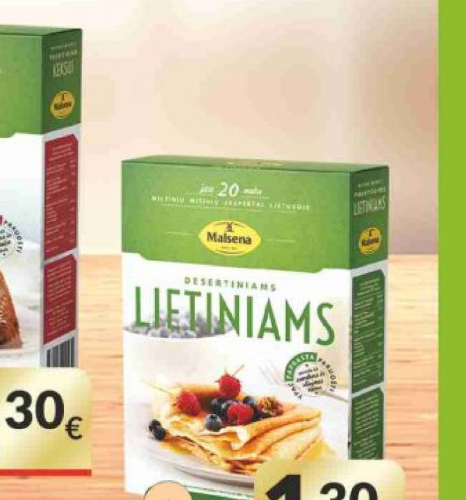 MALSENA Mišinys TRADICINIAM KEKSUI, 400 g
