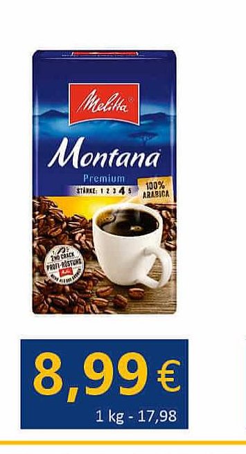 Malta kava MELITTA MONTANA PREMIUM, 500 g
