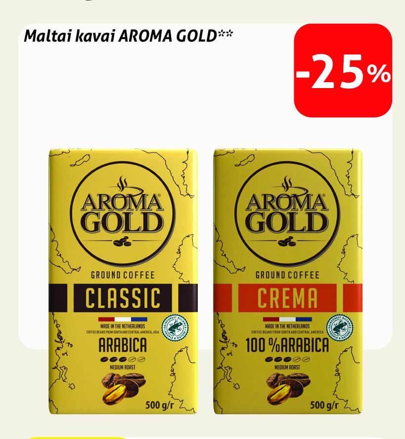 Maltai kavai AROMA GOLD