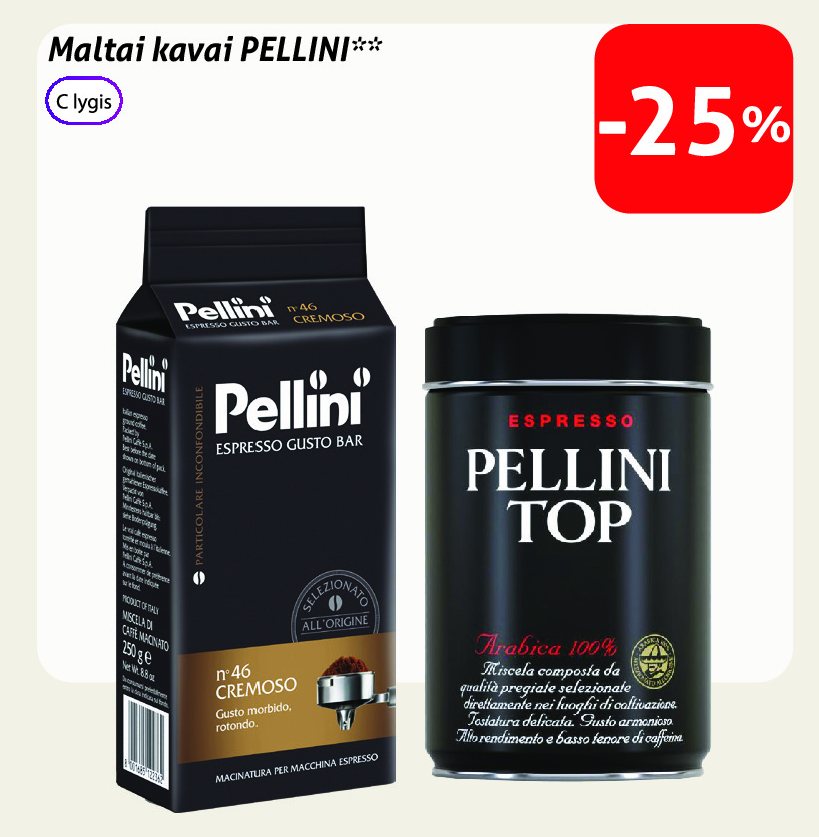Maltai kavai PELLINI