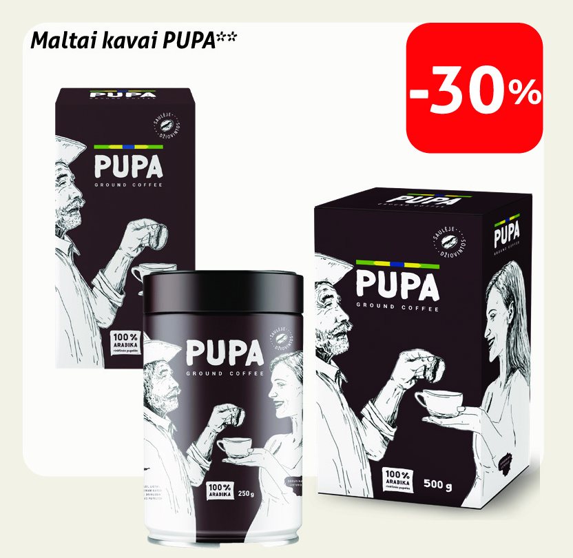 Maltai kavai PUPA