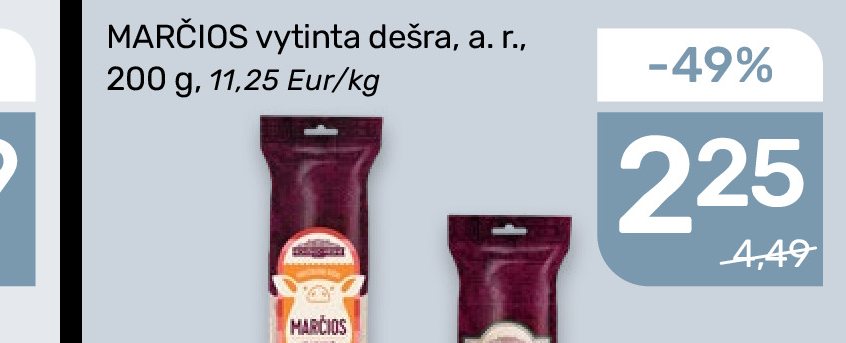 MARČIOS vytinta dešra, 200 g