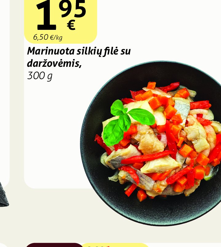 Marinuota silkių filė, 300 g