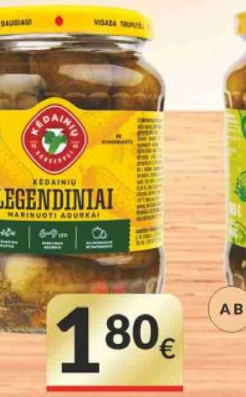 Marinuoti agurkai, 660 g