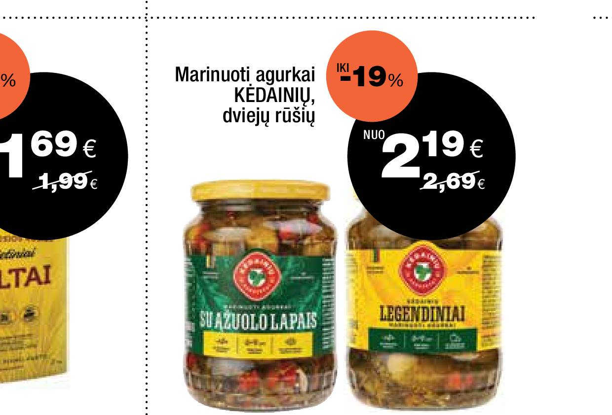 Marinuoti agurkai KĖDAINIŲ