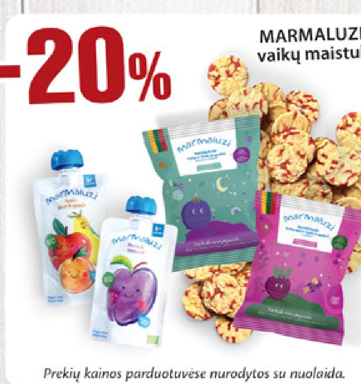 MARMALUZI vaikų maistui