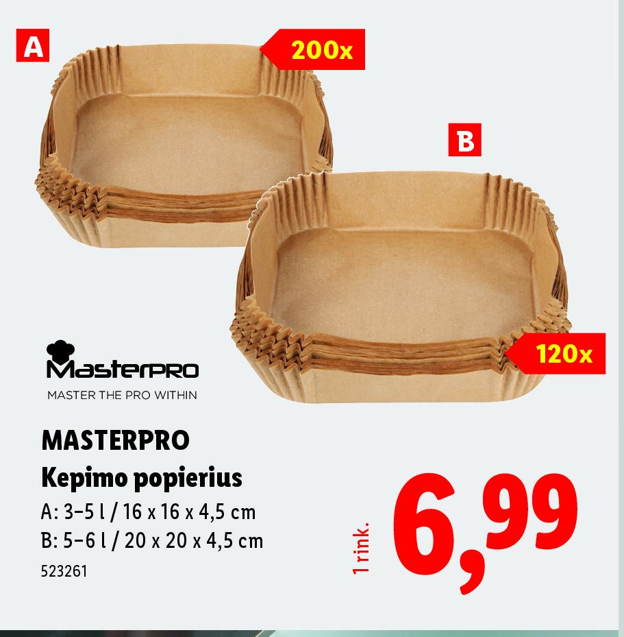 MASTERPRO Kepimo popierius, 1 rink.