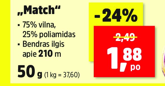 „Match“, 50 g