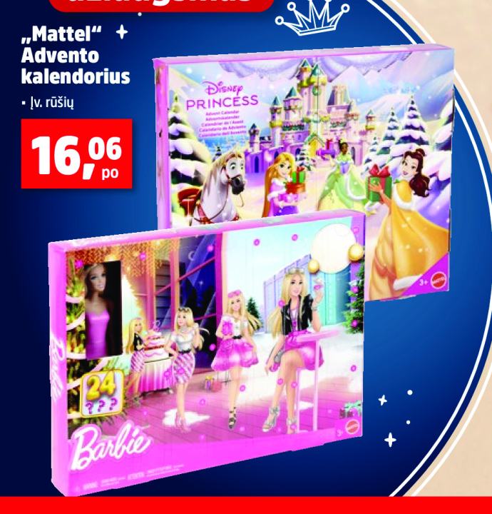 „Mattel“ + Advento kalendorius