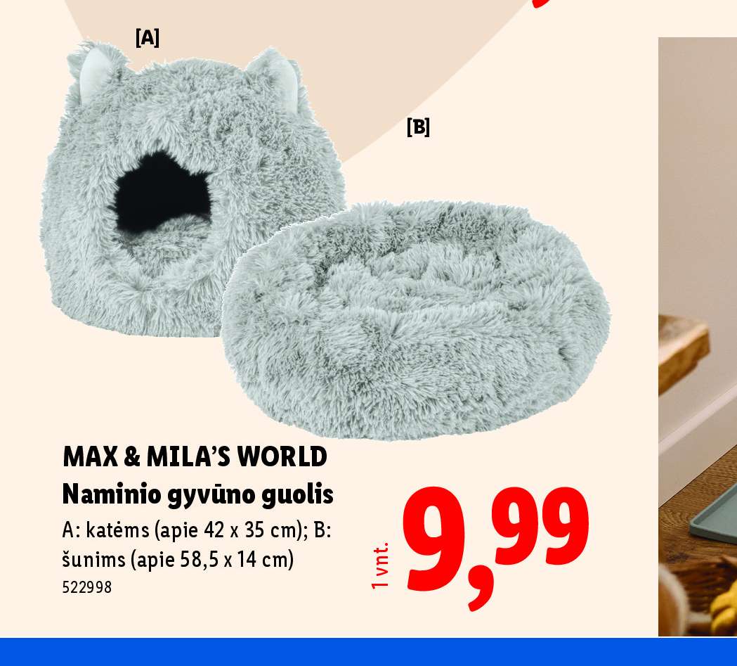 MAX & MILA'S WORLD Naminio gyvūno guolis