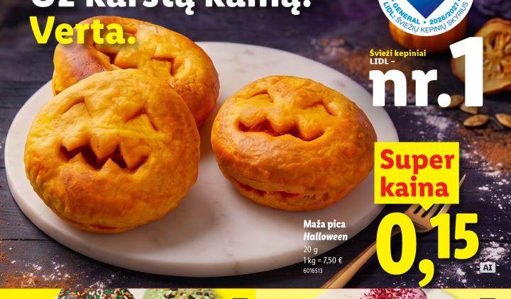 Maža pica Halloween, 20 g