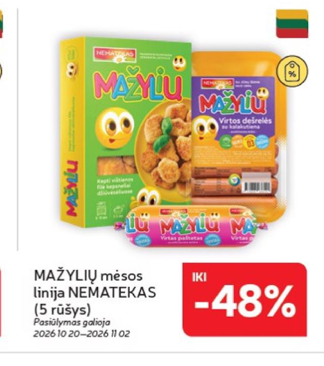 MAŽYLIŲ mėsos linija NEMATEKAS