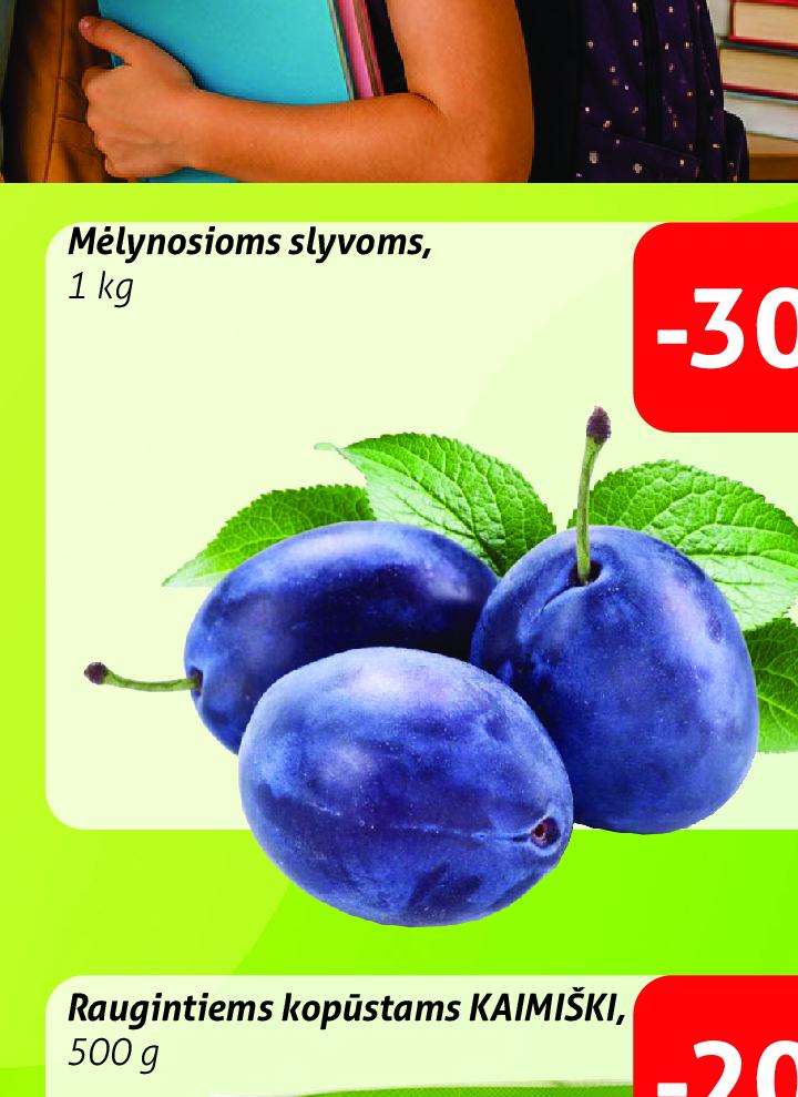 Mėlynosioms slyvoms, 1 kg
