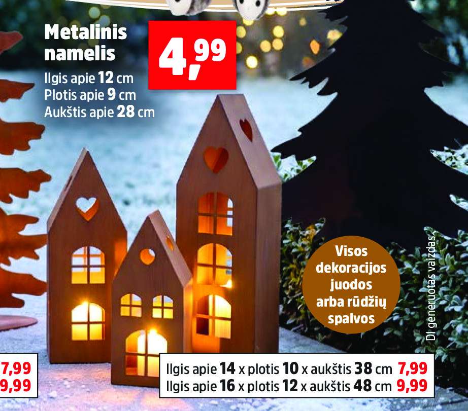 Metalinis namelis, 12 cm